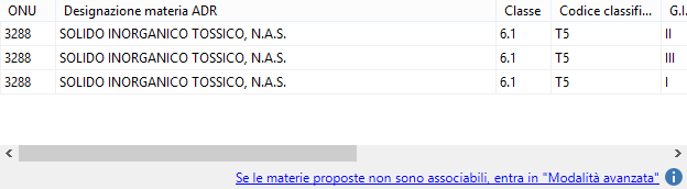 Passo 4: assegnazione della materia ONU